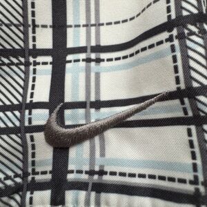 Nike Swim Y2K Trunks/Swim Trunks Size‎ 34 White & Gray Drawstring Swim Wear